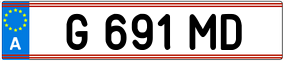 Truck License Plate